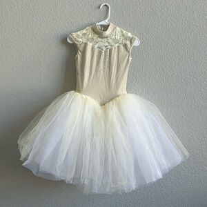 Velvet and Lace Ballet Dance Costume